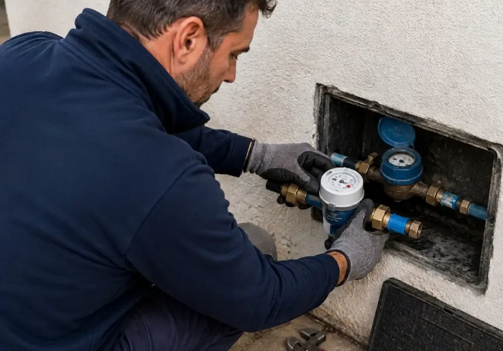 cambio de contadores de agua manilva